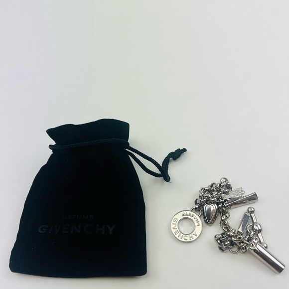 Givenchy, Silver Plated Perfums Charm Chain Bracelet - Picture 5 of 7